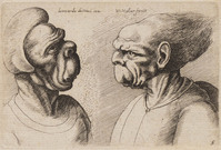 TvB G 4209
<br/>
Twee karikaturale koppen
<br/>
<em>Hollar, Wenzel (1607-1677)</em>
